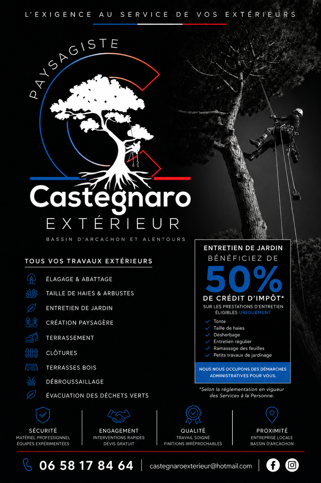 CASTEGNARO EXTÉRIEUR - Paysagiste et élagage